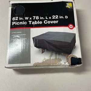 Picnic table cover Weather and water resistant